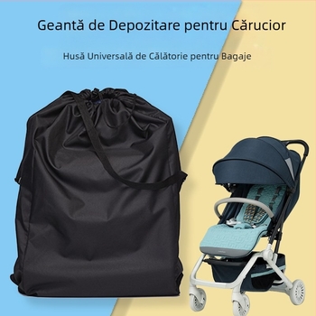 Cărucior pentru bebeluși, geantă mare de depozitare, husă anti-praf, umbrelă, husă pentru cărucior, universală, scaun de siguranță, îmbarcare esențială, geantă de călătorie verificată