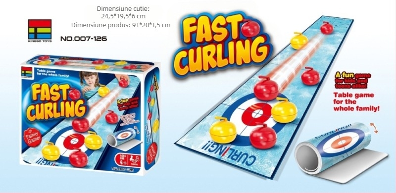 Joc de golf transfrontalier pentru comerț exterior, joc de curling, joc de curling rapid, joc de societate interactiv pentru familii