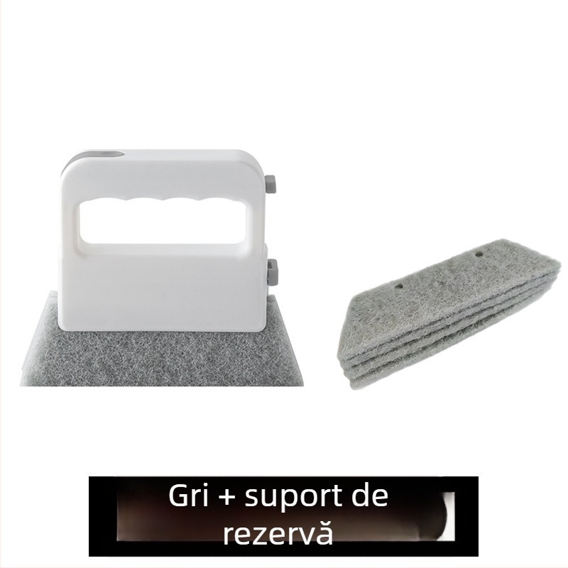 Perie de curățare a canelurilor ferestrelor patru în unu, instrument de curățare a canelurilor ferestrelor, perie de praf pentru cusături de podea, perie mică