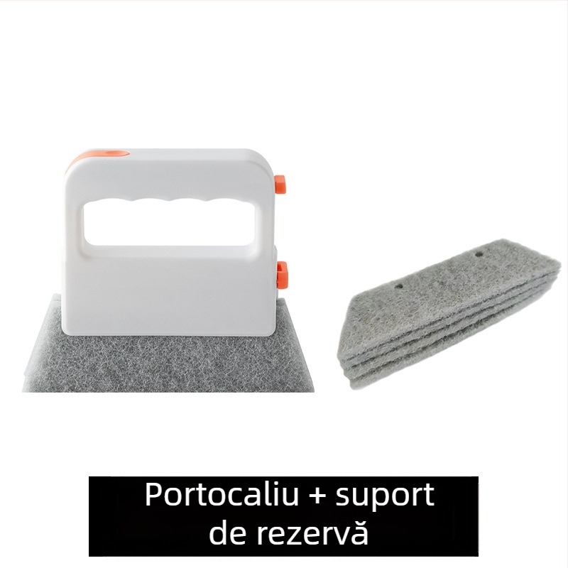 Perie de curățare a canelurilor ferestrelor patru în unu, instrument de curățare a canelurilor ferestrelor, perie de praf pentru cusături de podea, perie mică