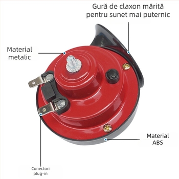 12V melc claxon auto impermeabil motocicleta baterie claxon universal fluier Tweeter claxon auto electric 24V