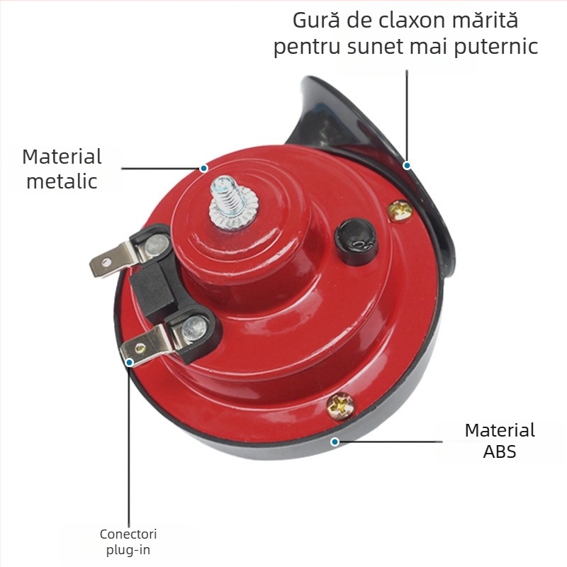 12V melc claxon auto impermeabil motocicleta baterie claxon universal fluier Tweeter claxon auto electric 24V