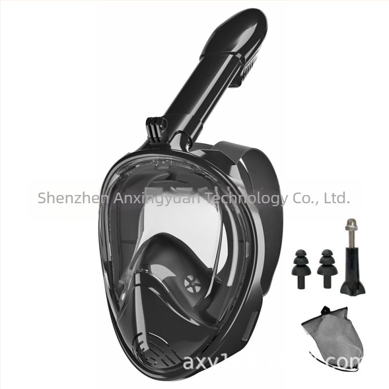 Furnizare transfrontalieră de măști de scufundări din silicon, măști de snorkeling complet uscate, ochelari de scufundări anti-aburire, seturi de ochelari de înot pentru adulți