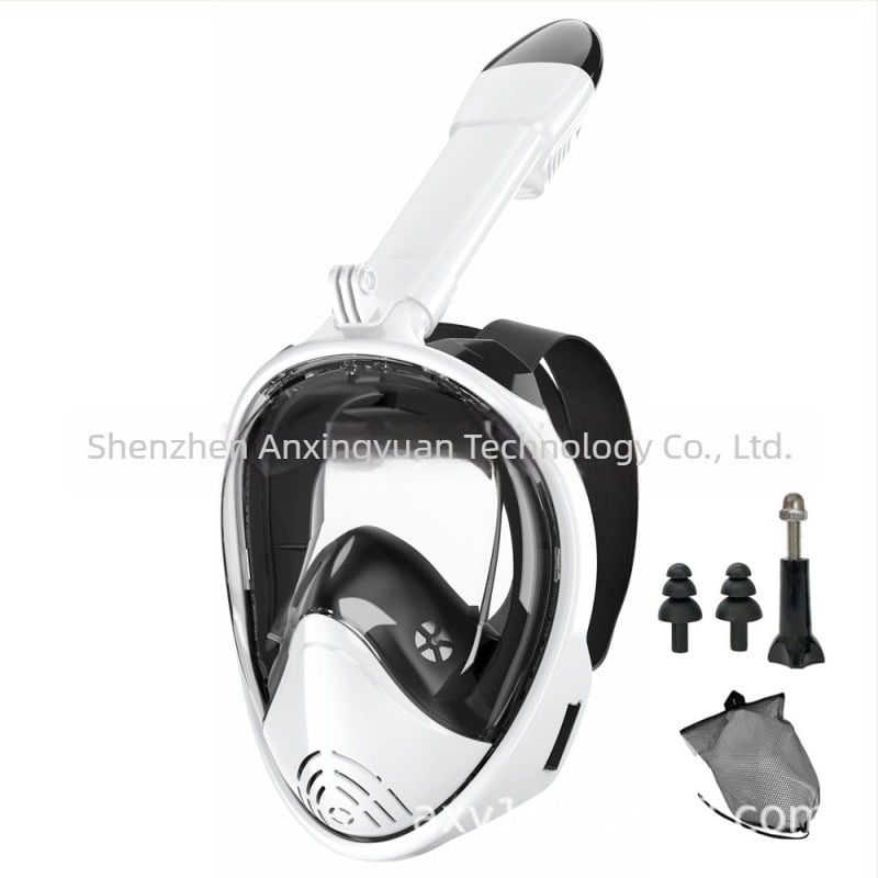 Furnizare transfrontalieră de măști de scufundări din silicon, măști de snorkeling complet uscate, ochelari de scufundări anti-aburire, seturi de ochelari de înot pentru adulți