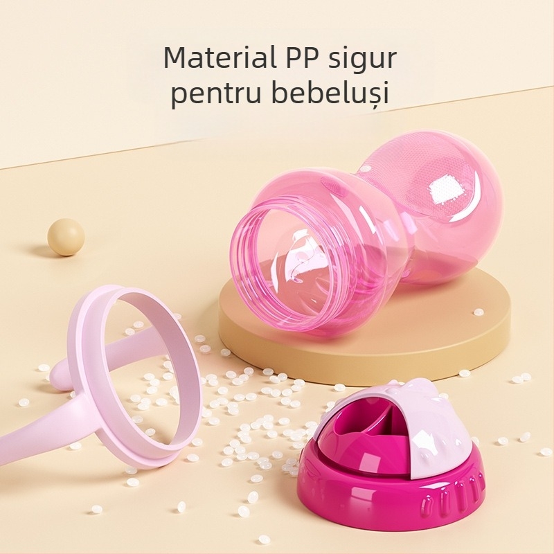 Comerț exterior transfrontalier, vânzare fierbinte pentru bebeluși, cu mâner, material pp, cană de băut direct, cană de băut, cană de băut rezistentă la căderi