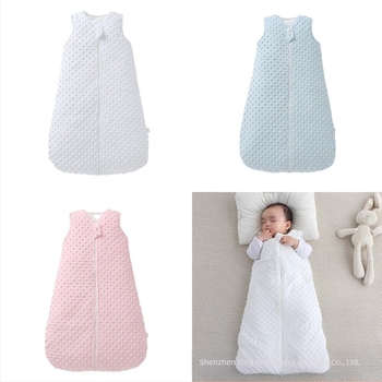 Sac de dormit anti-lovitură pentru copii, vânzare fierbinte, vestă dintr-o singură bucată, sac de dormit îngroșat, catifea de mazăre, pătură reconfortantă pentru bebeluși, pilotă