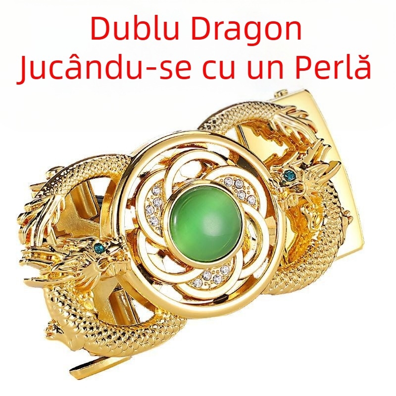 Curea automată din jad pentru bărbați, fără rugină, fără decolorare, la preț redus, fără cataramă separată din aliaj, la preț redus