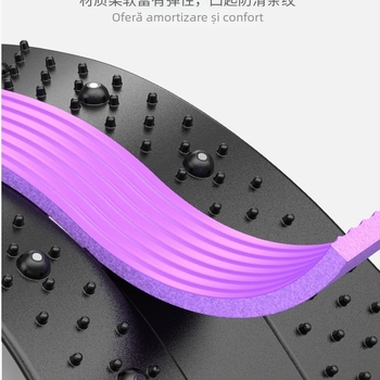 Dispozitiv de calmare a coloanei lombare pe patru niveluri, masaj pentru întinderea taliei, corecție a coloanei vertebrale cervicale la domiciliu, placă auxiliară pentru talie, fitness