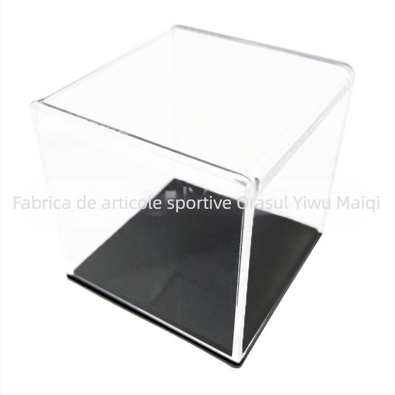 Cutie de baseball acrilică transparentă, rezistentă la umiditate și praf, cutie de tenis și golf, cutie de afișare de baseball de colecție
