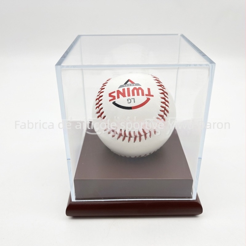 Cutie de baseball acrilică transparentă, rezistentă la umiditate și praf, cutie de tenis și golf, cutie de afișare de baseball de colecție