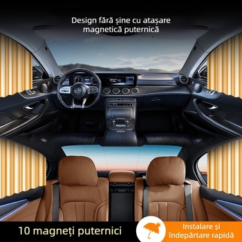 Perdea magnetică pentru protecție solară auto de vară, izolație termică, perdea magnetică universală pentru mașina de umbrire, perdea pentru parasolar auto