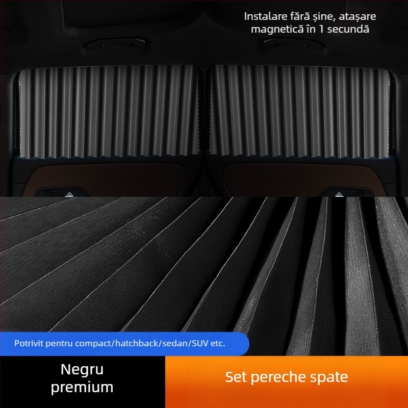 Perdea magnetică pentru protecție solară auto de vară, izolație termică, perdea magnetică universală pentru mașina de umbrire, perdea pentru parasolar auto