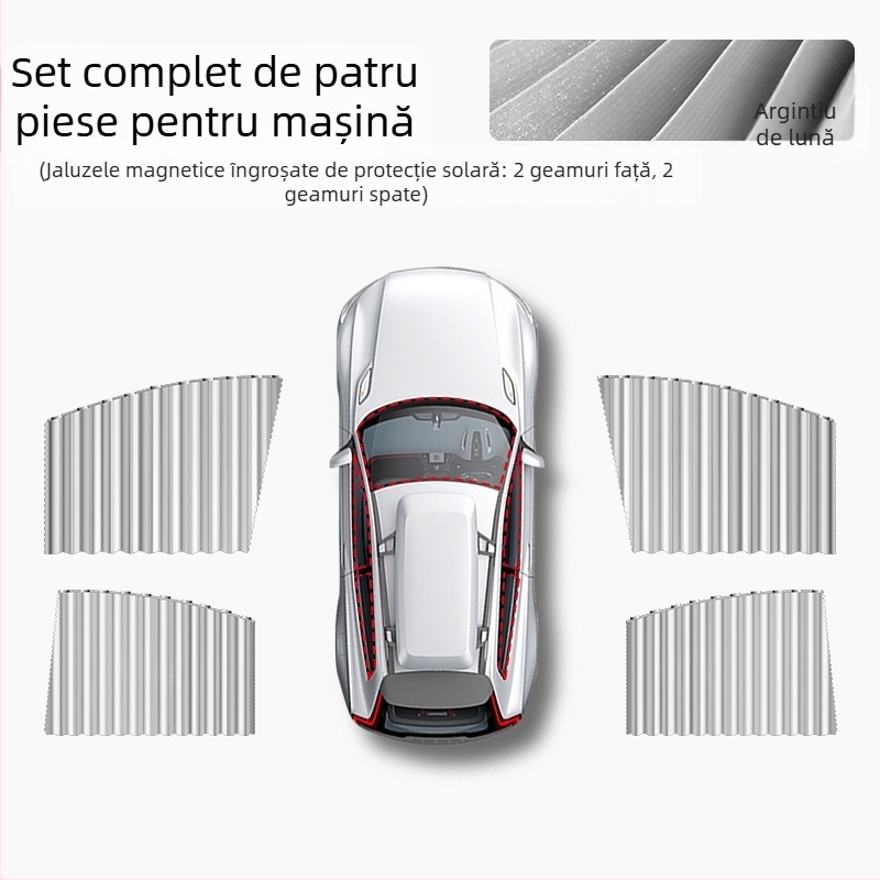 Perdea magnetică pentru protecție solară auto de vară, izolație termică, perdea magnetică universală pentru mașina de umbrire, perdea pentru parasolar auto