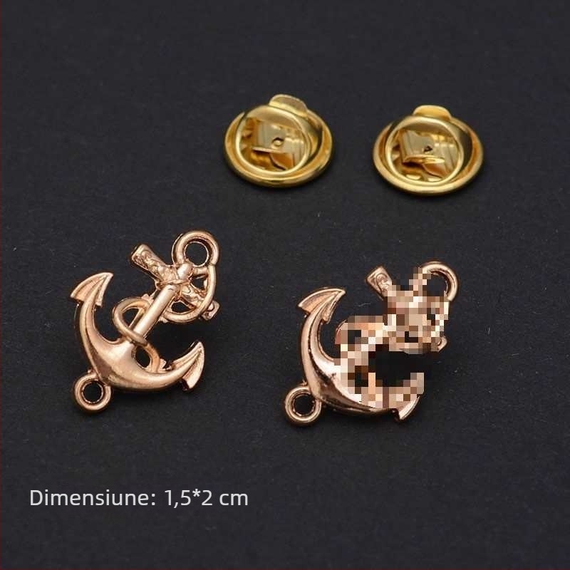 Elegant stil coreean retro metalic gol pentru bărbați și femei, cataramă de guler pentru cămașă, clemă pentru gulerul rochiei, pin pentru gulerul cămașă, cataramă pentru gulerul cămașă
