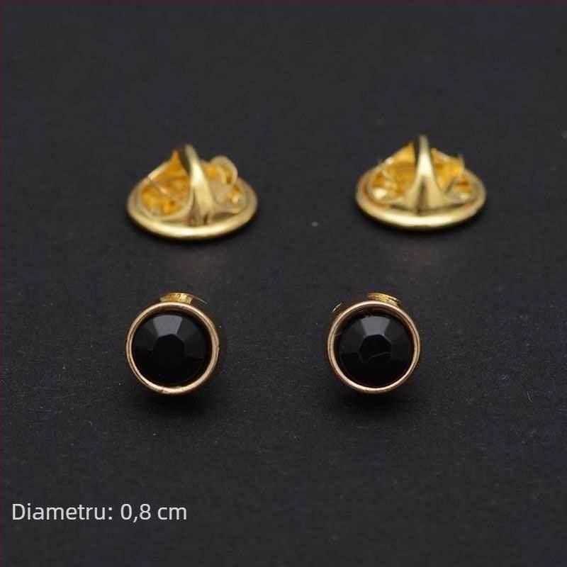 Elegant stil coreean retro metalic gol pentru bărbați și femei, cataramă de guler pentru cămașă, clemă pentru gulerul rochiei, pin pentru gulerul cămașă, cataramă pentru gulerul cămașă