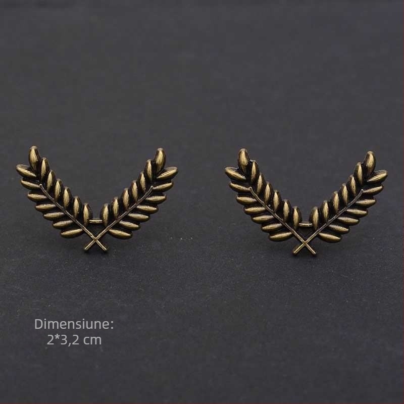 Elegant stil coreean retro metalic gol pentru bărbați și femei, cataramă de guler pentru cămașă, clemă pentru gulerul rochiei, pin pentru gulerul cămașă, cataramă pentru gulerul cămașă