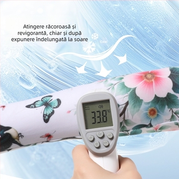 Mâneci de protecție solară pentru grădinărit, pentru femei, grădină, plantare de flori, parasolar, răcoros, în aer liber, călărie, mătase de gheață, protecție solară, mâneci de gheață, en-gros