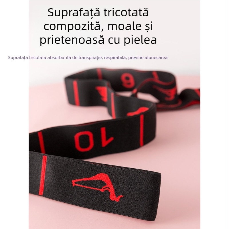 Centură elastică pentru yoga, centură de tensiune pentru umeri deschisi pentru femei, centură de tensionare pentru copii, centură digitală elastică pentru dans latin, practică specială, centură elastică