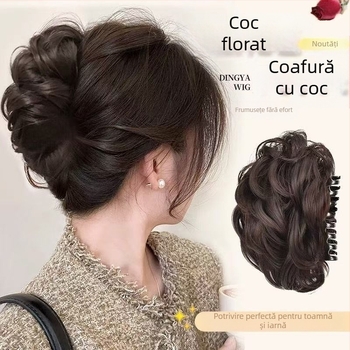 Simulare cap de chiftele, prindere păr, atmosferă de prindere, senzație de fiică, mugur, disc cranian superior înalt, păr pufos, contract incremental, disc, artefact de păr