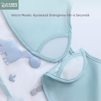 Halat pentru bebeluși pentru mâncat, bavetă impermeabilă, buzunar pentru orez pentru bebeluși, supliment alimentar de vară anti-murdar, pansament inversat pentru fete subțiri, toamnă și iarnă