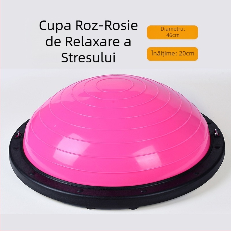 Minge de viteză Wave semicirculară echilibru minge îngroșată rezistentă la explozii yoga minge fitness antrenament echipamente Pilates picior pas cu pas emisferă de uz casnic