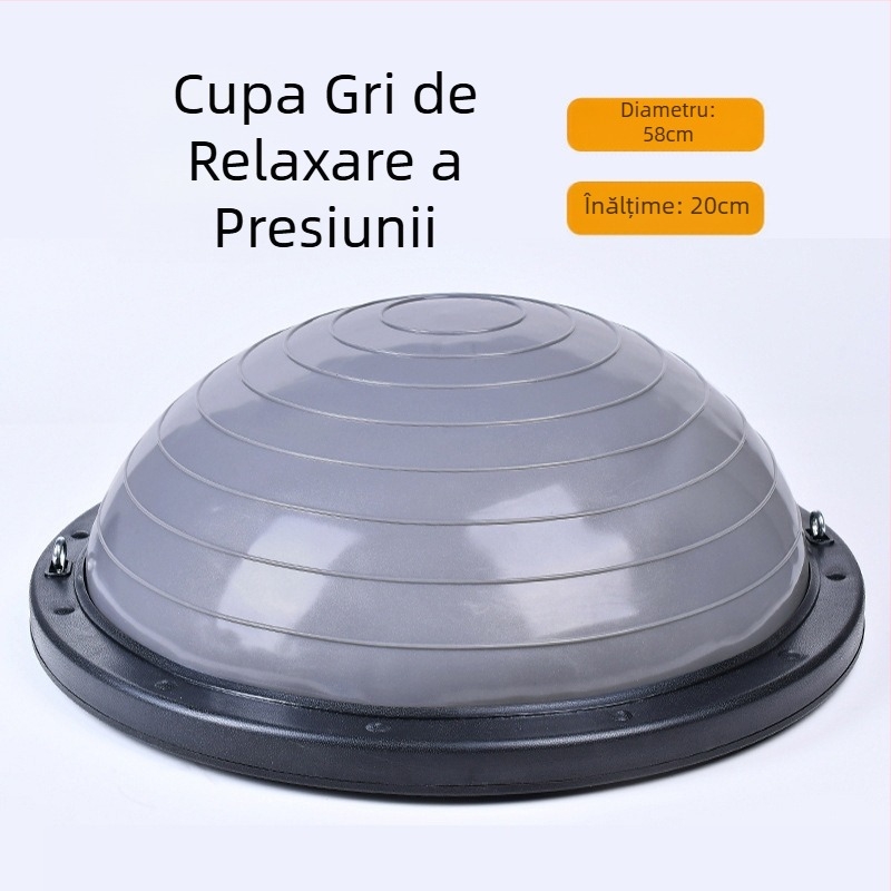 Minge de viteză Wave semicirculară echilibru minge îngroșată rezistentă la explozii yoga minge fitness antrenament echipamente Pilates picior pas cu pas emisferă de uz casnic