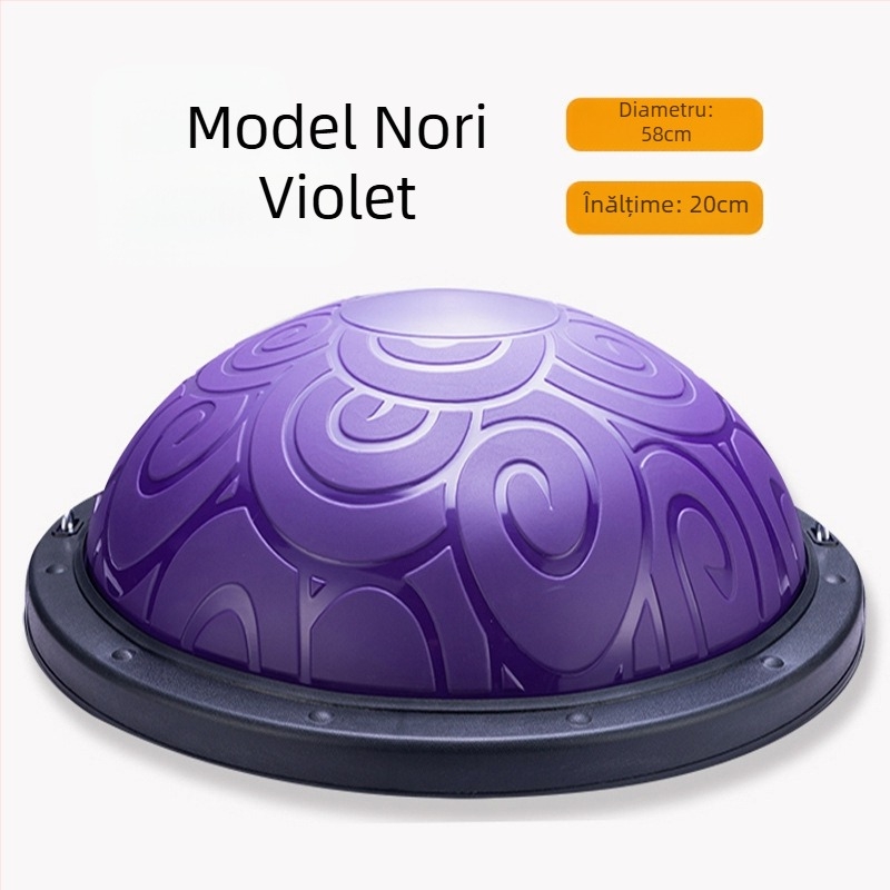 Minge de viteză Wave semicirculară echilibru minge îngroșată rezistentă la explozii yoga minge fitness antrenament echipamente Pilates picior pas cu pas emisferă de uz casnic