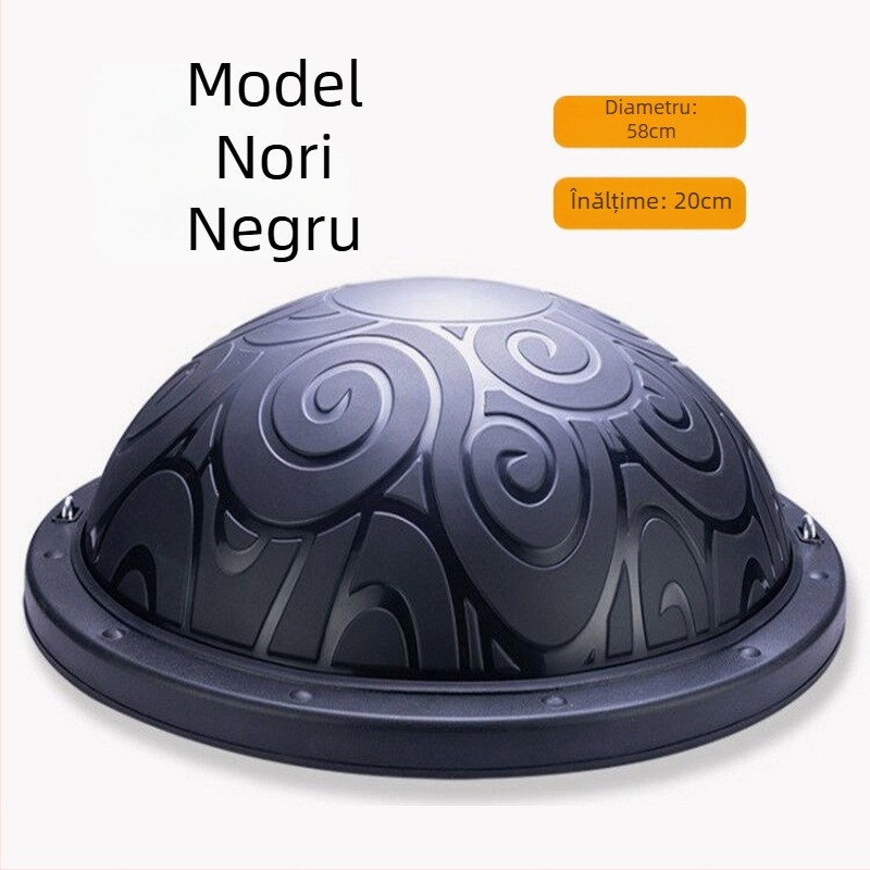 Minge de viteză Wave semicirculară echilibru minge îngroșată rezistentă la explozii yoga minge fitness antrenament echipamente Pilates picior pas cu pas emisferă de uz casnic