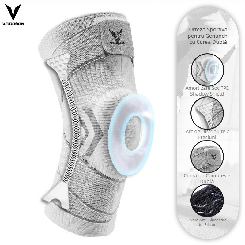 Genunchiere de alergare Weidong Sports pentru bărbați și femei, genunchiere de baschet