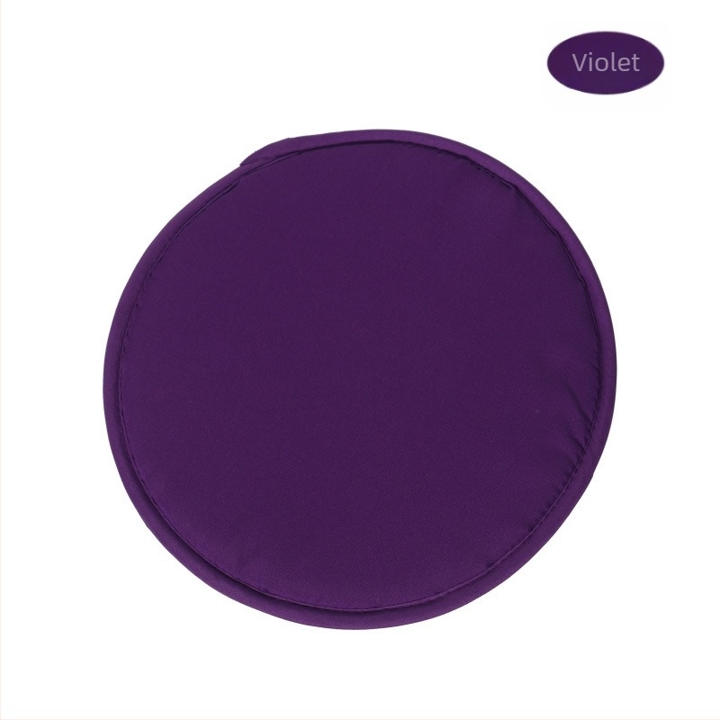 Pernă rotundă simplă de culoare bomboane pentru uz casnic, 30 cm, îngroșată, burete rotund, pernă pentru scaun, culoare pură, material textil, pernă pentru scaun, en-gros