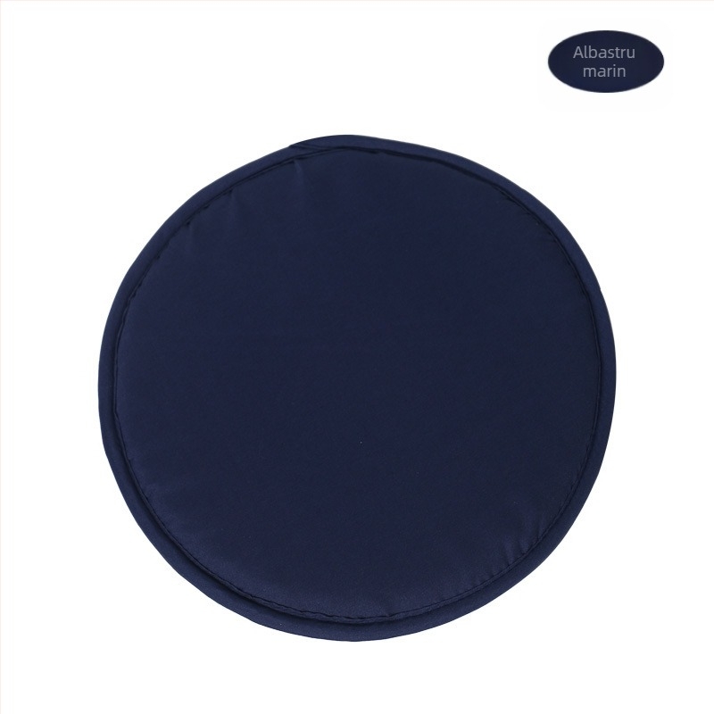 Pernă rotundă simplă de culoare bomboane pentru uz casnic, 30 cm, îngroșată, burete rotund, pernă pentru scaun, culoare pură, material textil, pernă pentru scaun, en-gros