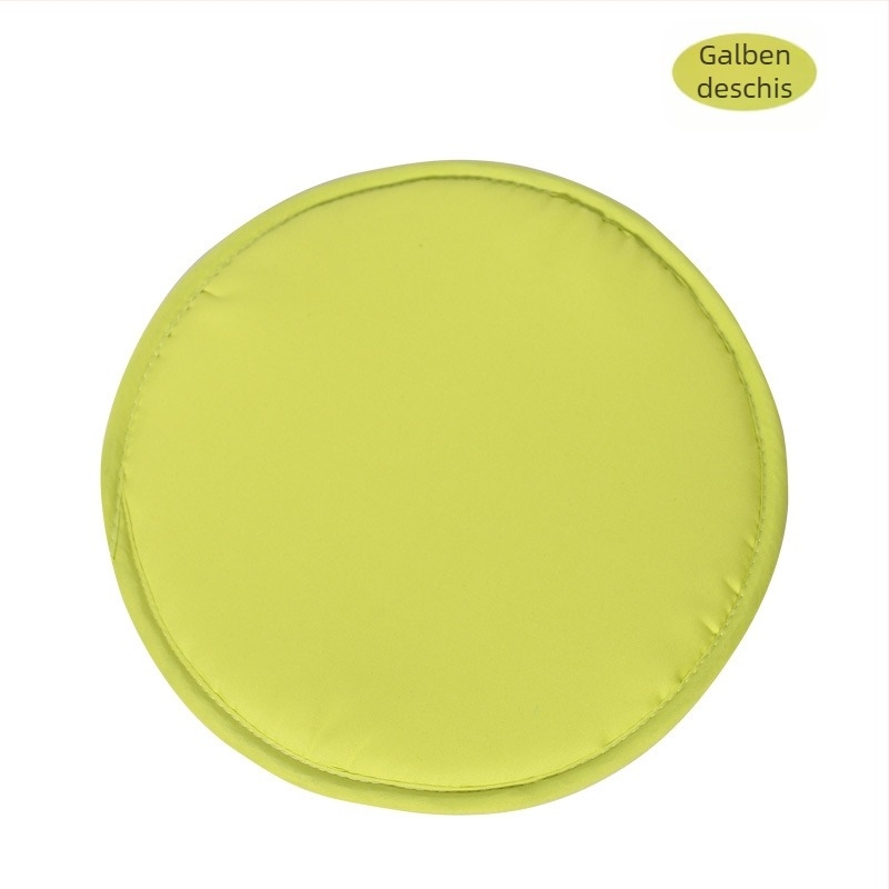 Pernă rotundă simplă de culoare bomboane pentru uz casnic, 30 cm, îngroșată, burete rotund, pernă pentru scaun, culoare pură, material textil, pernă pentru scaun, en-gros