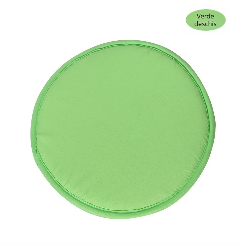 Pernă rotundă simplă de culoare bomboane pentru uz casnic, 30 cm, îngroșată, burete rotund, pernă pentru scaun, culoare pură, material textil, pernă pentru scaun, en-gros