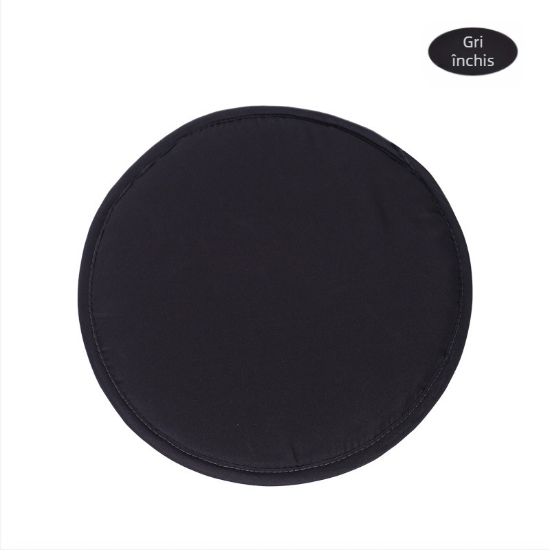 Pernă rotundă simplă de culoare bomboane pentru uz casnic, 30 cm, îngroșată, burete rotund, pernă pentru scaun, culoare pură, material textil, pernă pentru scaun, en-gros