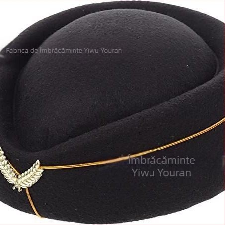 Pălărie de stewardesă, beretă de damă, pălărie de recepție, etichetă, pălărie pentru trupă de tobe britanice