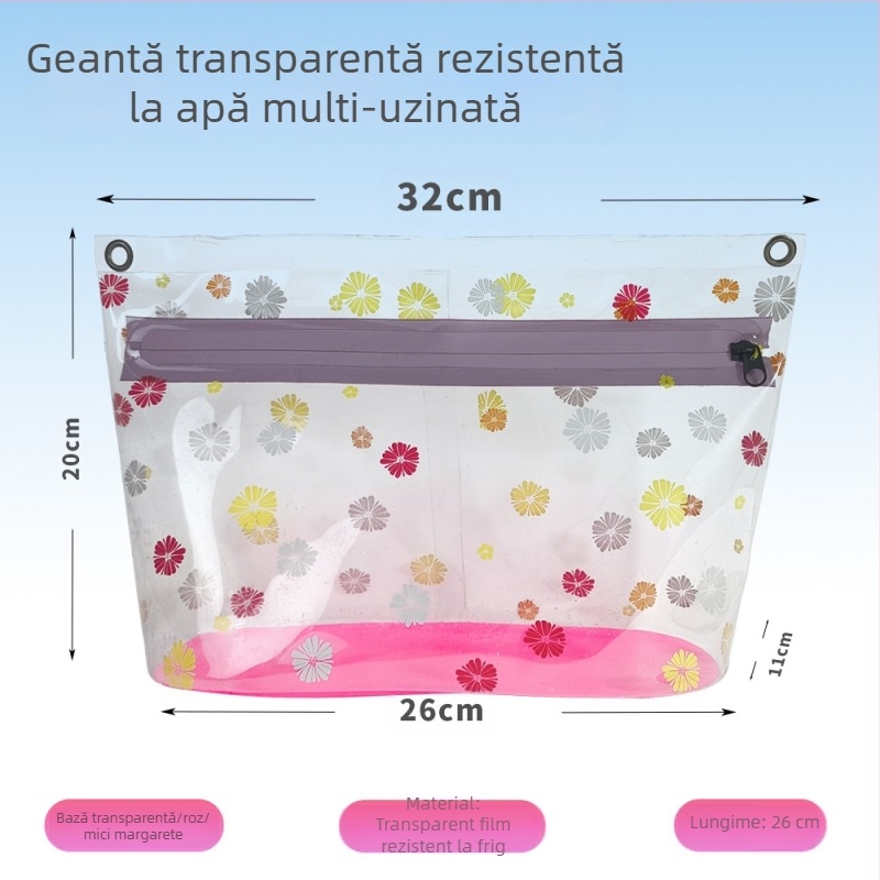 Geantă de depozitare cosmetică mică portabilă, tip stand-up nișă, geantă cosmetică de înaltă calitate, impermeabilă, geantă de toaletă pentru călătorii