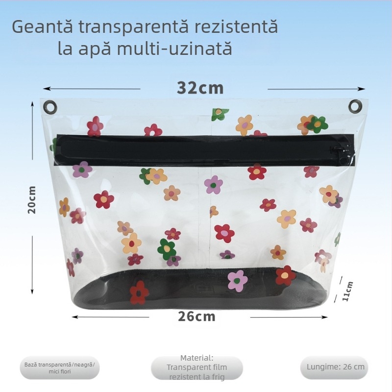 Geantă de depozitare cosmetică mică portabilă, tip stand-up nișă, geantă cosmetică de înaltă calitate, impermeabilă, geantă de toaletă pentru călătorii