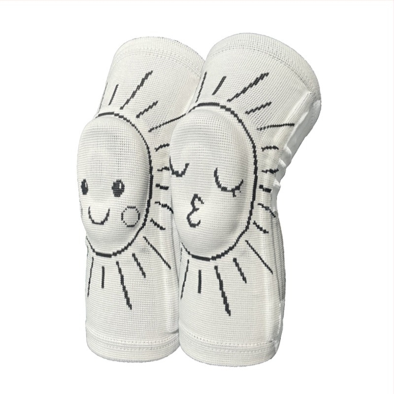 Genunchiere sport din silicon pentru copii, fagure de miere, anti-coliziune, genunchi cald, picior, pad, baschet, fotbal, echitatie, dans, pad