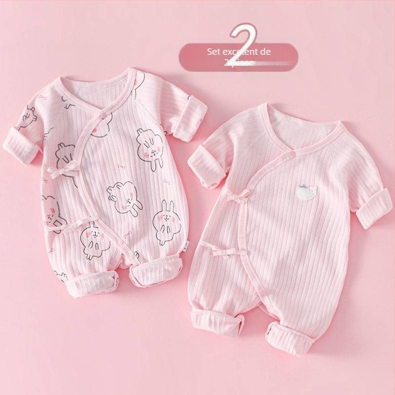 Nou-născutului Baby Haine Bumbac Pur Toamna și Iarna Matlasată Primăvara & Toamna Romper Haine Born Toddler Baby Salopetă Caldă