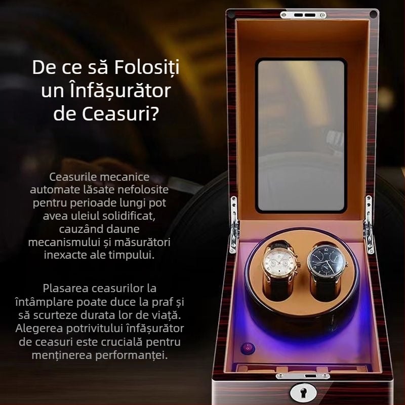 Brand german ceas mecanic automat ceas Winder uz casnic electric high-end ceas Winder complet automat rotativ cutie de ceas