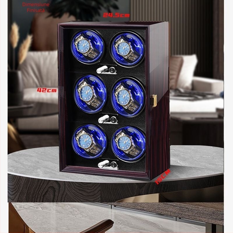 Brand german ceas mecanic automat ceas Winder uz casnic electric high-end ceas Winder complet automat rotativ cutie de ceas