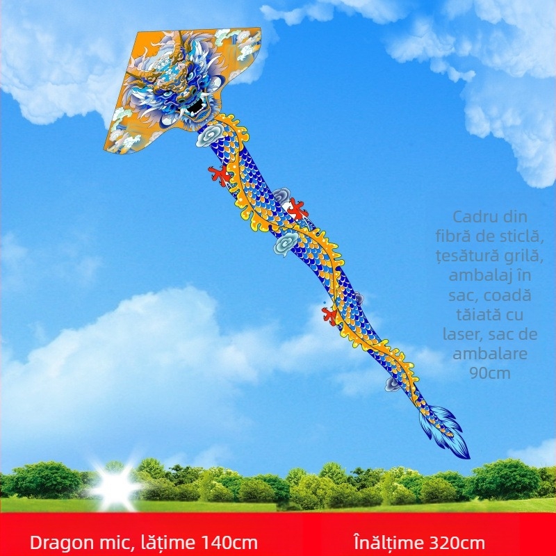 Zmeu nou centiped Jinwei Tianlong 11 metri 15 metri 30 metri 50 metri șarpe verde coadă lungă mare en-gros producători de muscă bună