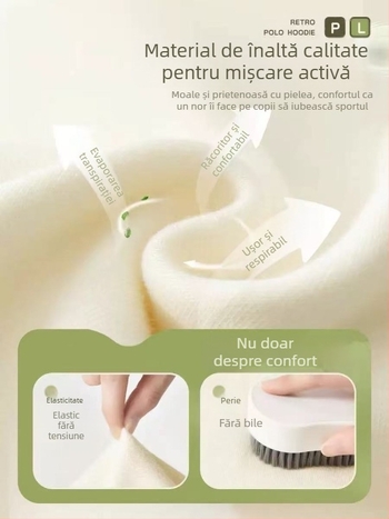 Haine de grădiniță pentru activități pentru părinți și copii, toamnă și iarnă, sport școlar, elev, casual, top, haine pentru părinți și copii, pulover nou