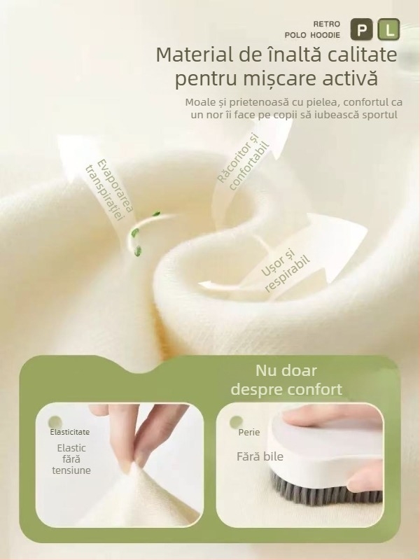 Haine de grădiniță pentru activități pentru părinți și copii, toamnă și iarnă, sport școlar, elev, casual, top, haine pentru părinți și copii, pulover nou