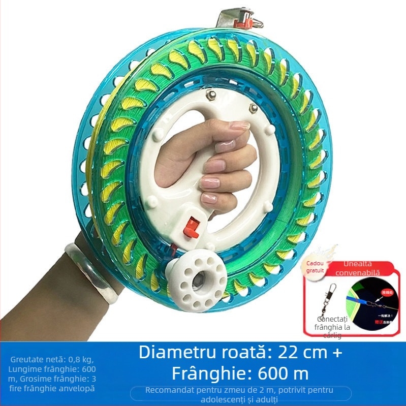 Noua roată de zmeu cu linie anti-revers, autoblocantă, pentru adulți, rulment pentru copii, roată de mână zburătoare, ușor de utilizat