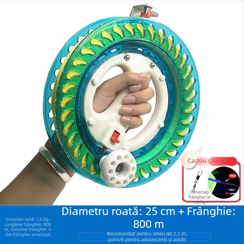 Noua roată de zmeu cu linie anti-revers, autoblocantă, pentru adulți, rulment pentru copii, roată de mână zburătoare, ușor de utilizat