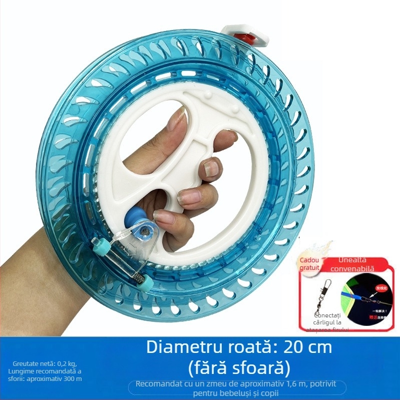 Noua roată de zmeu cu linie anti-revers, autoblocantă, pentru adulți, rulment pentru copii, roată de mână zburătoare, ușor de utilizat