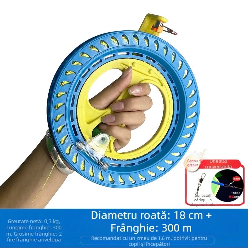 Noua roată de zmeu cu linie anti-revers, autoblocantă, pentru adulți, rulment pentru copii, roată de mână zburătoare, ușor de utilizat