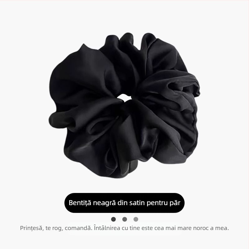 Satin Sense, buclă de păr pentru intestin gros, elegantă, cu frânghie, pentru femei, cap sferic simplu, toate potrivirile, pălării de lux, lumină, de înaltă calitate, alb