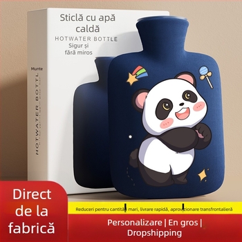 Producător transfrontalier Sticle de apă caldă cu desene animate, reîncărcabile, pungi de apă caldă mari și mici pentru femei, pentru încălzirea burții și a mâinilor Amazon